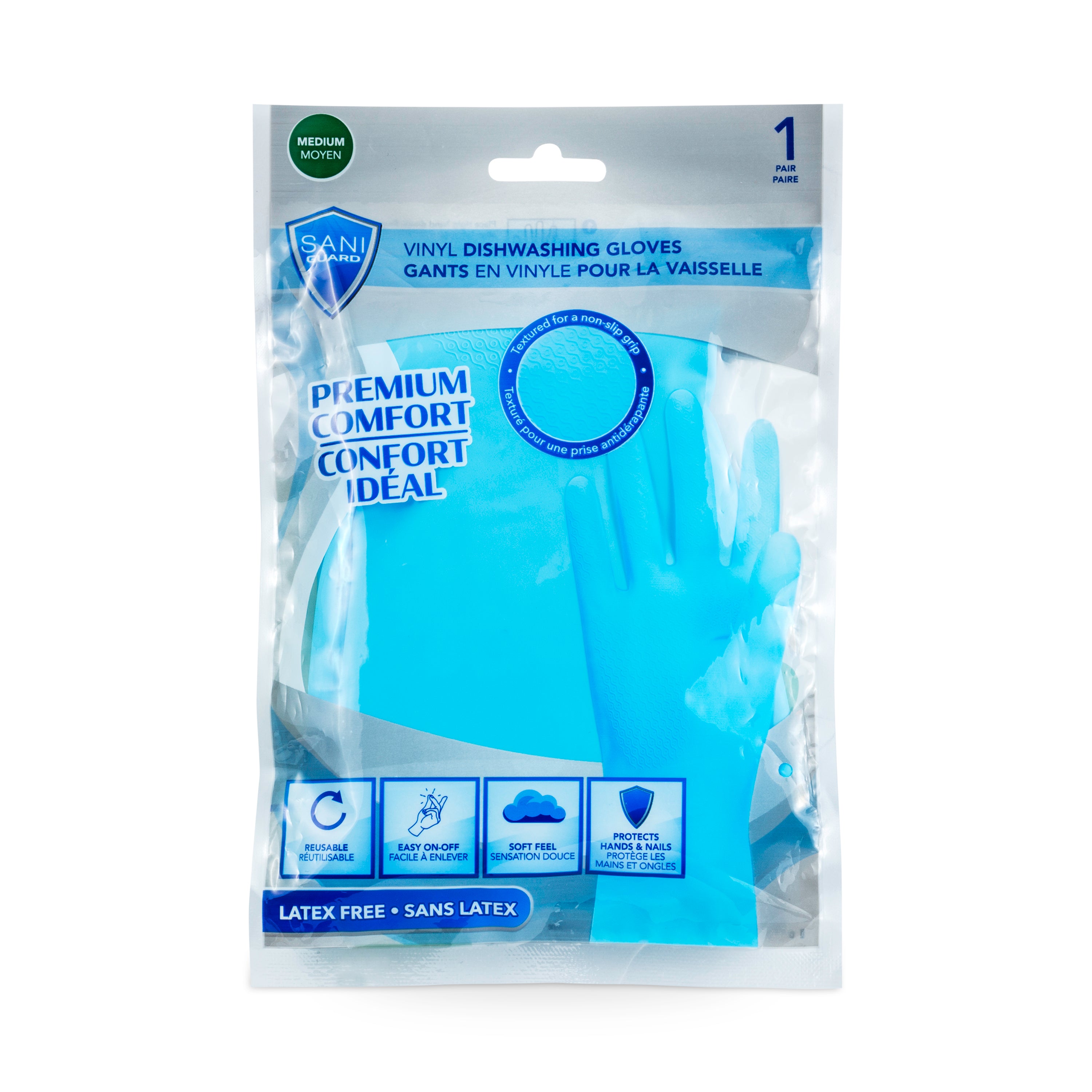 Sani-Guard Premium Dish  Gloves Medim