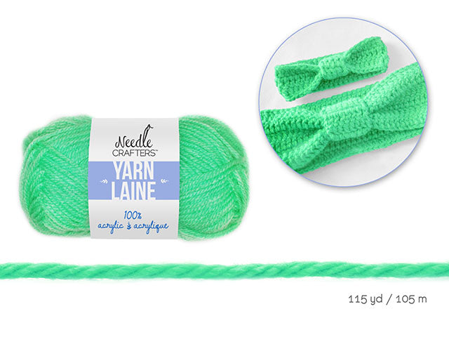 Needlecrafters Acrylic Yarn, Touch of Mint