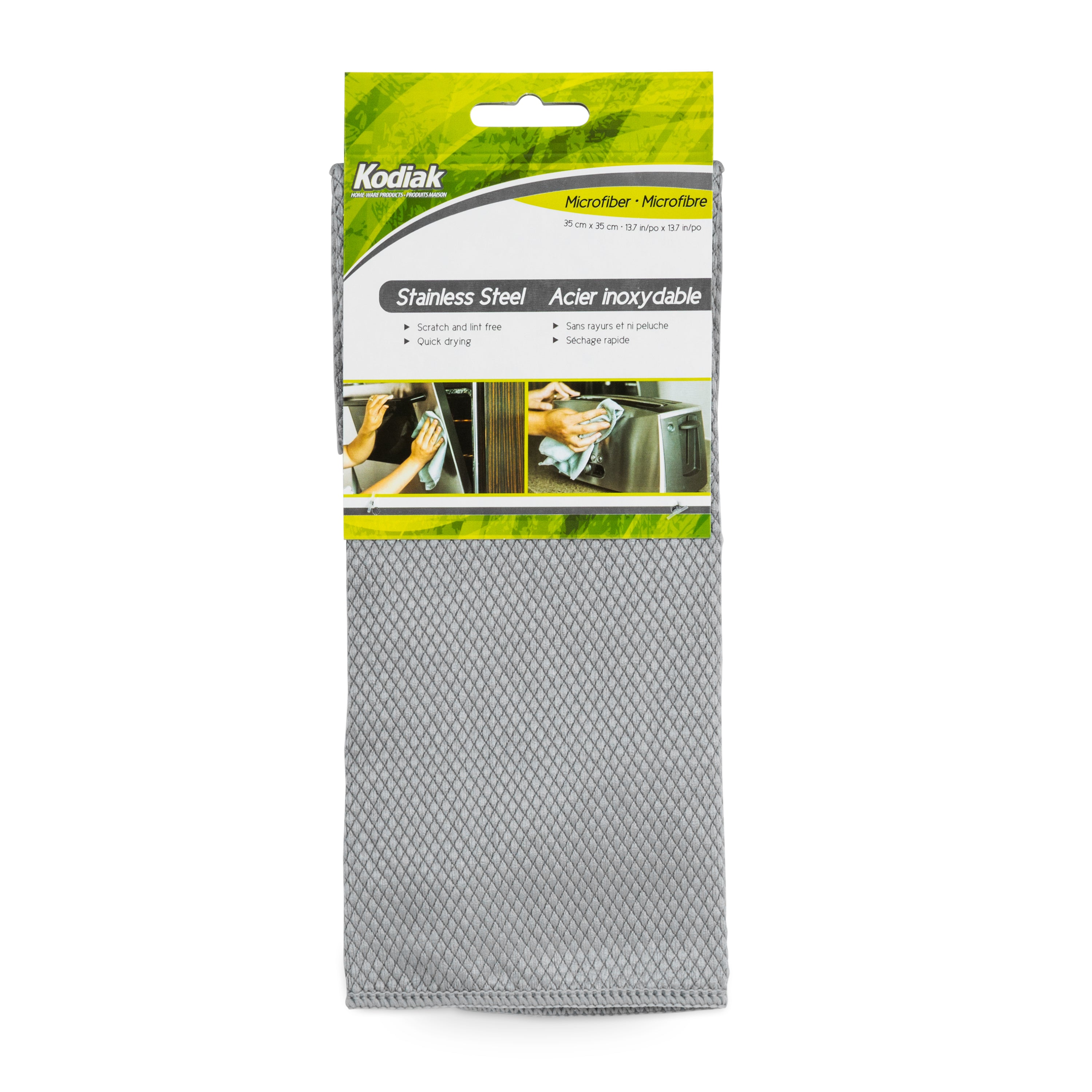 Kodiak Microfibre Stainless Steel Cleaning Cloth