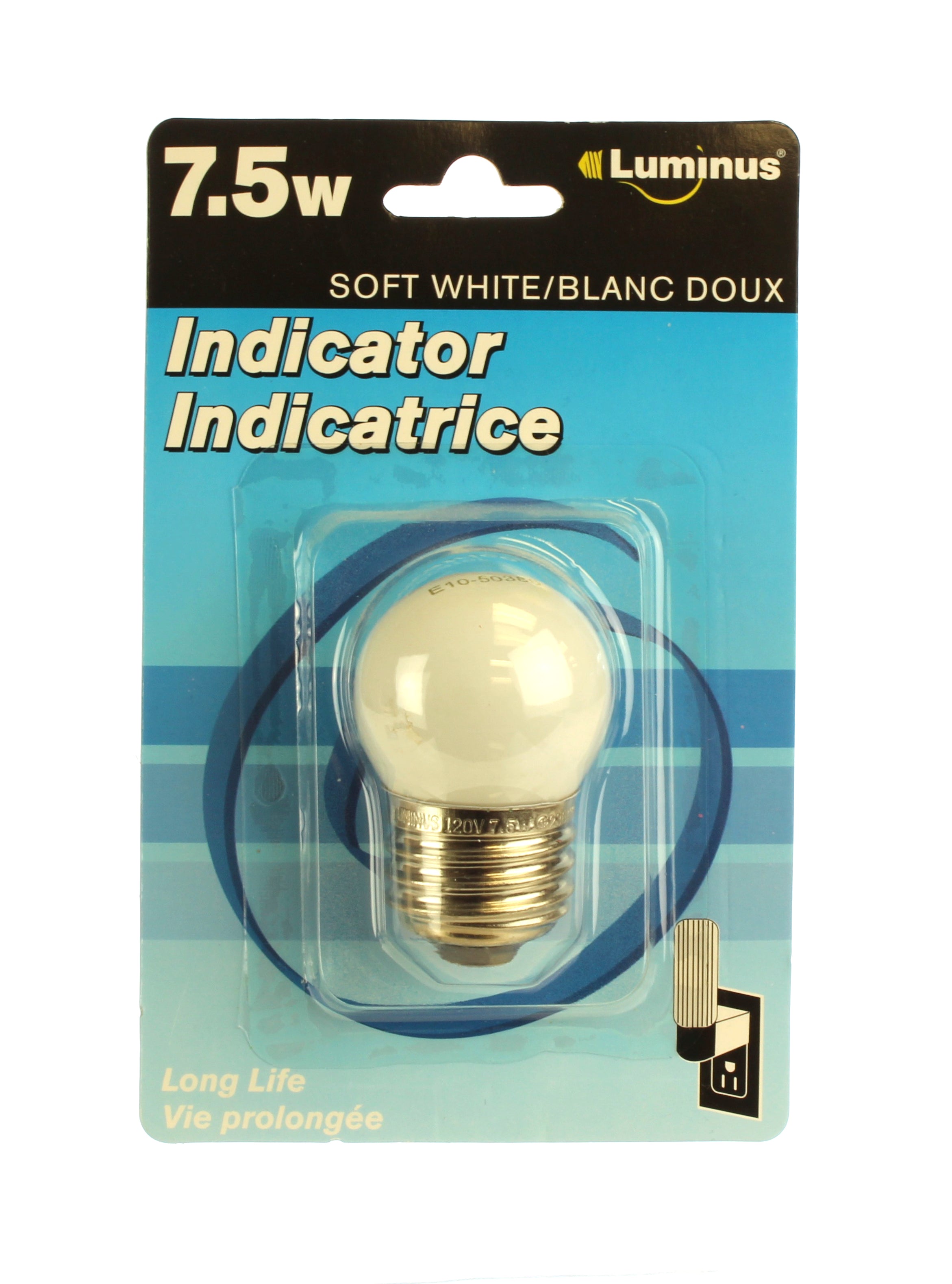 Luminus 7.5W/S11/120V/2000H/Soft White Indicator
