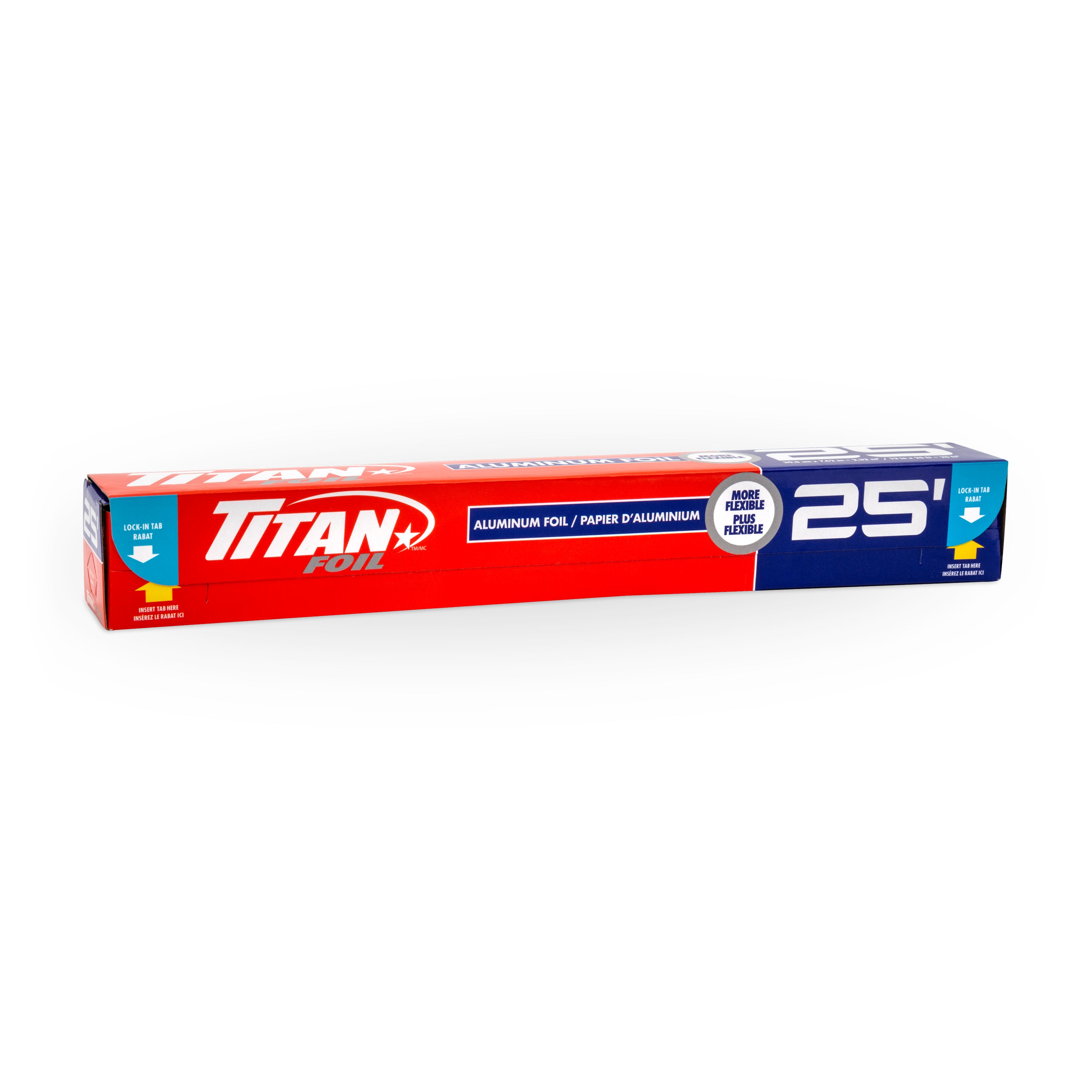Titan-Foil Flexible Aluminium Foil Roll 12"X 25'