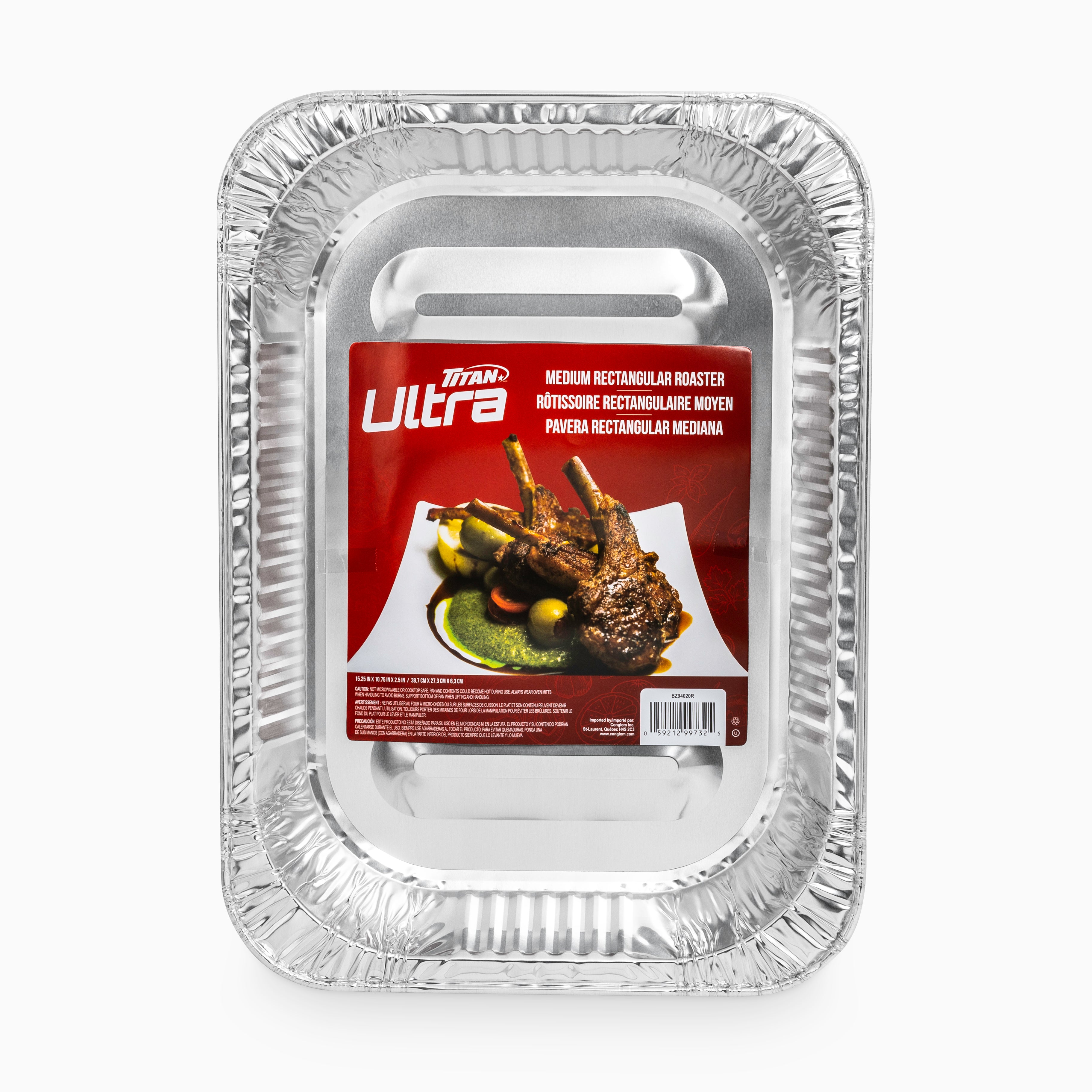 Titan Ultra Medium Aluminum Rectagular Roaster