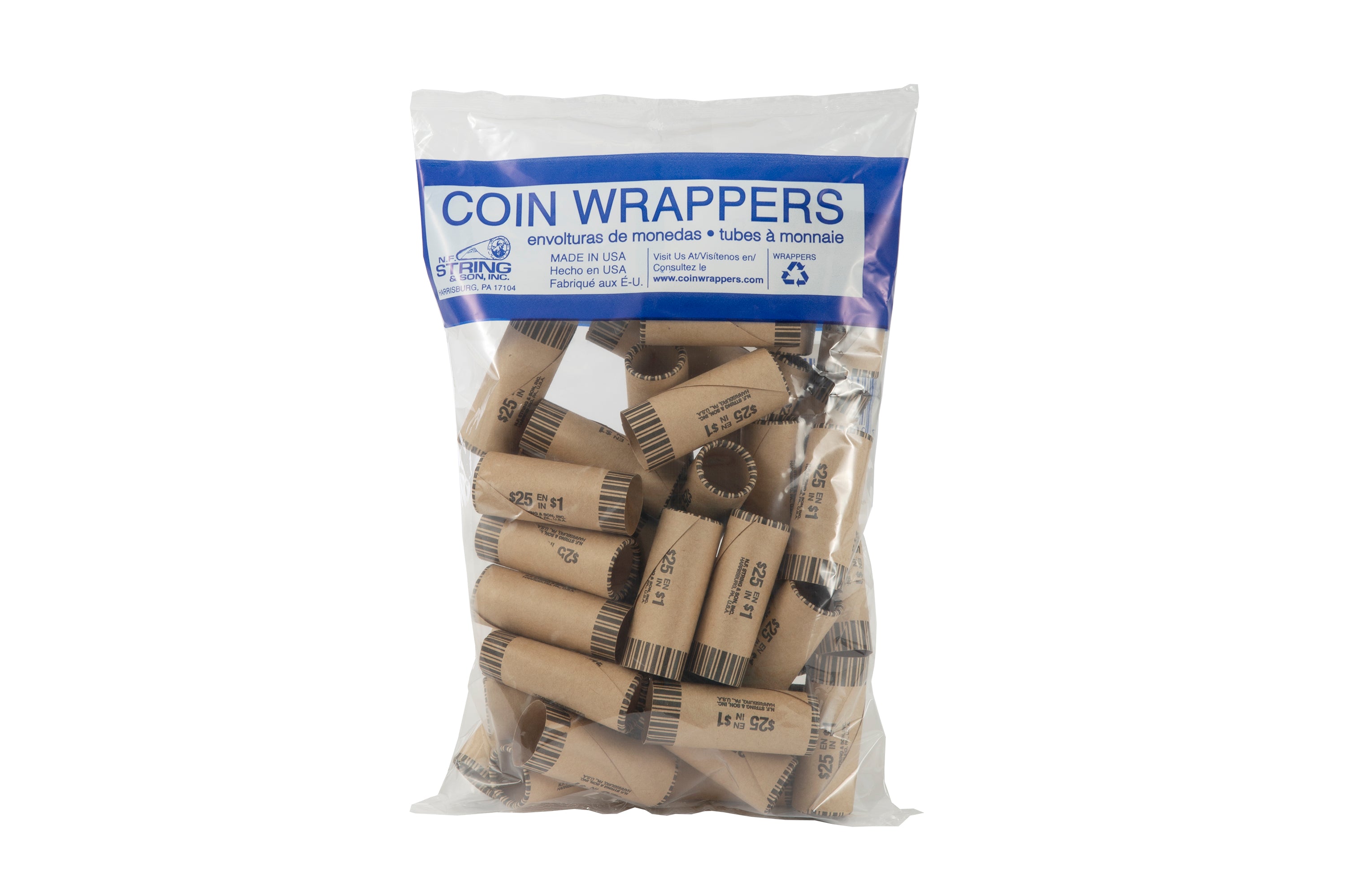 N.F.S Paper $1.00 Coin Rollers 36/Pk
