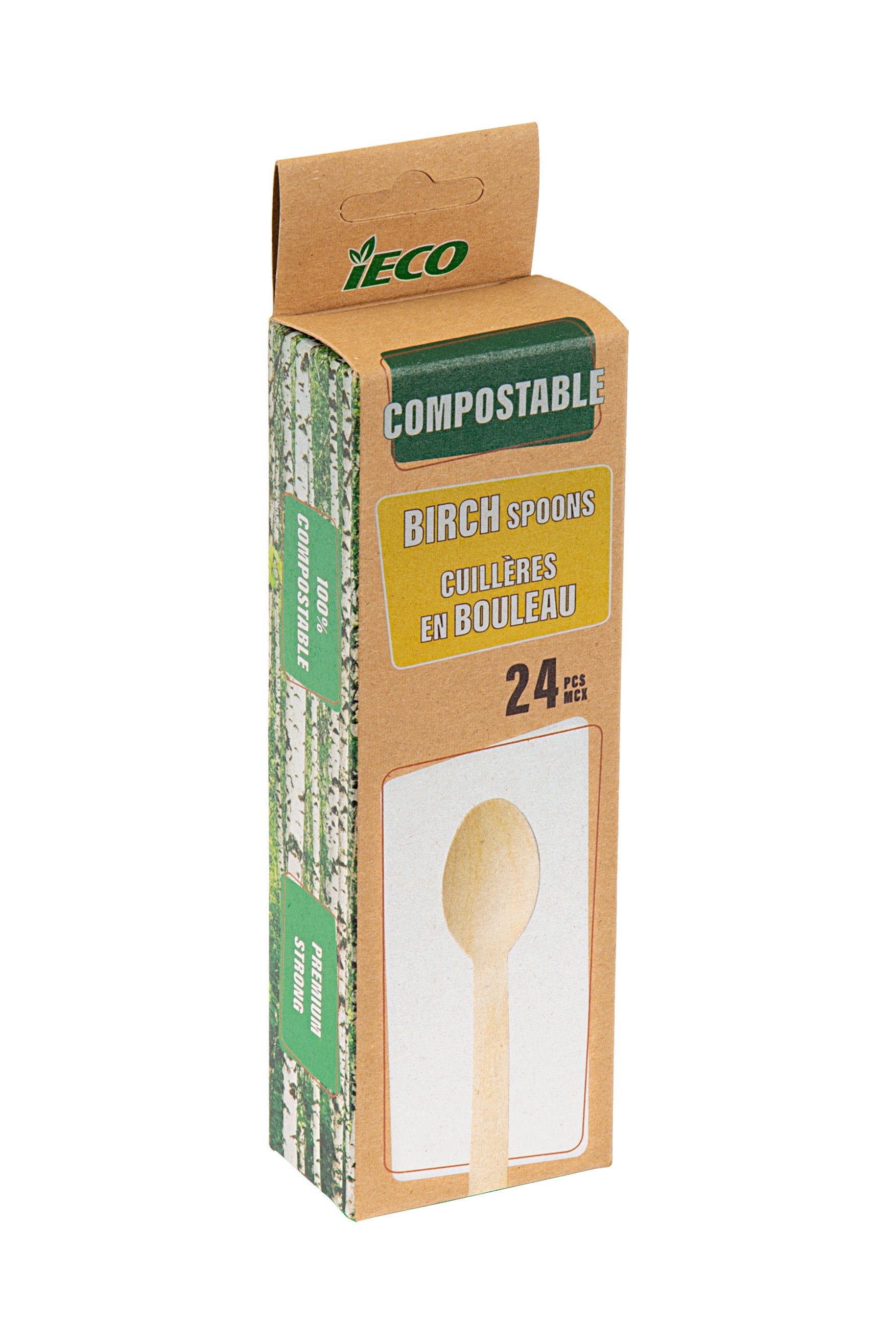 iEco Birch Teaspoons 24/Pk
