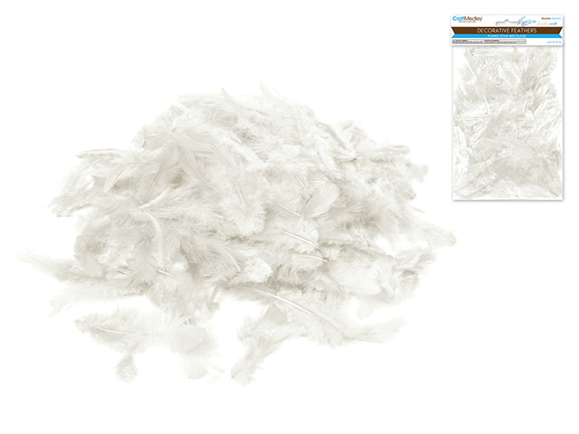 White Craft Feathers