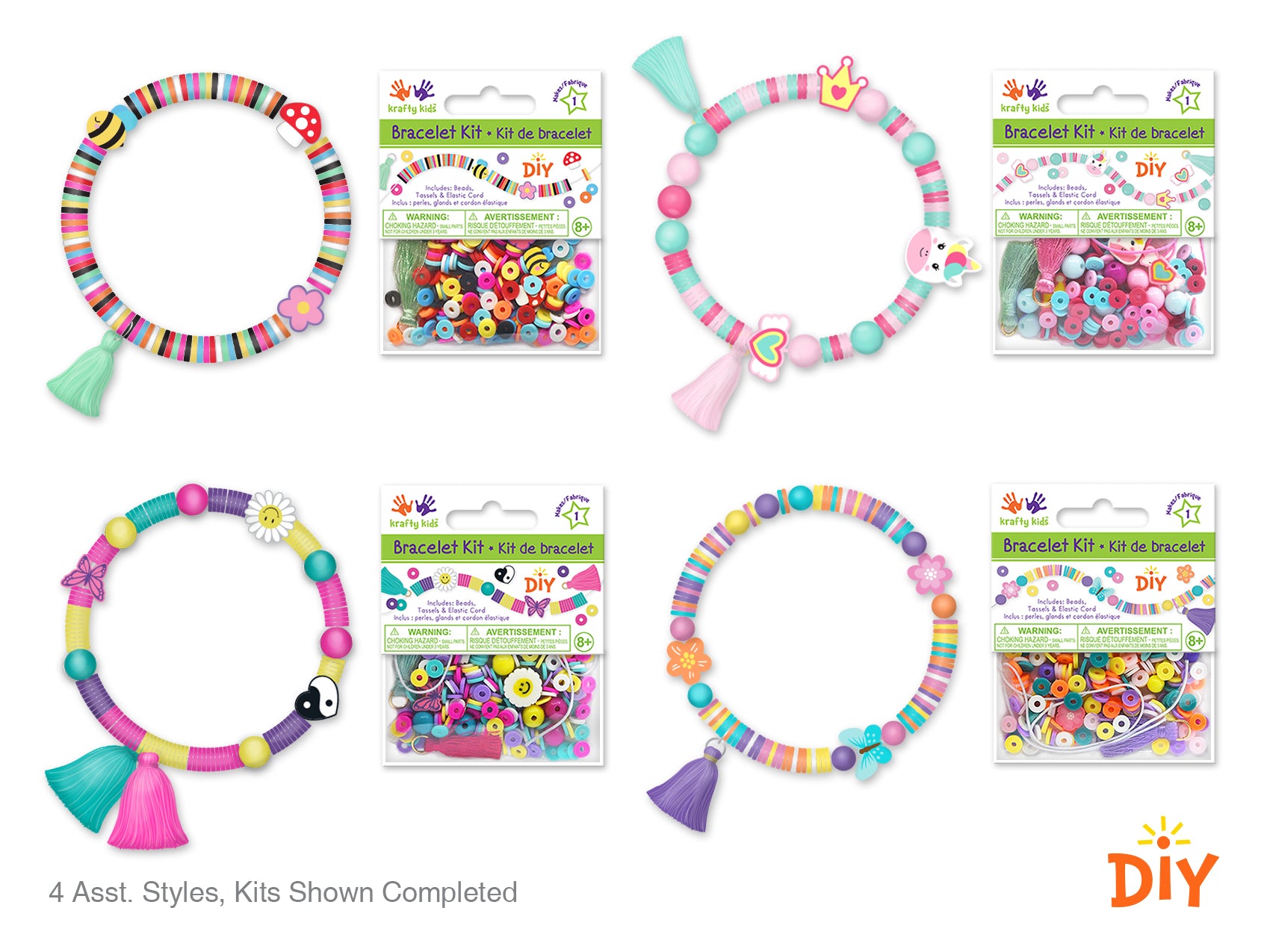 Krafty Kids DIY Bead & Bracelet Kit
