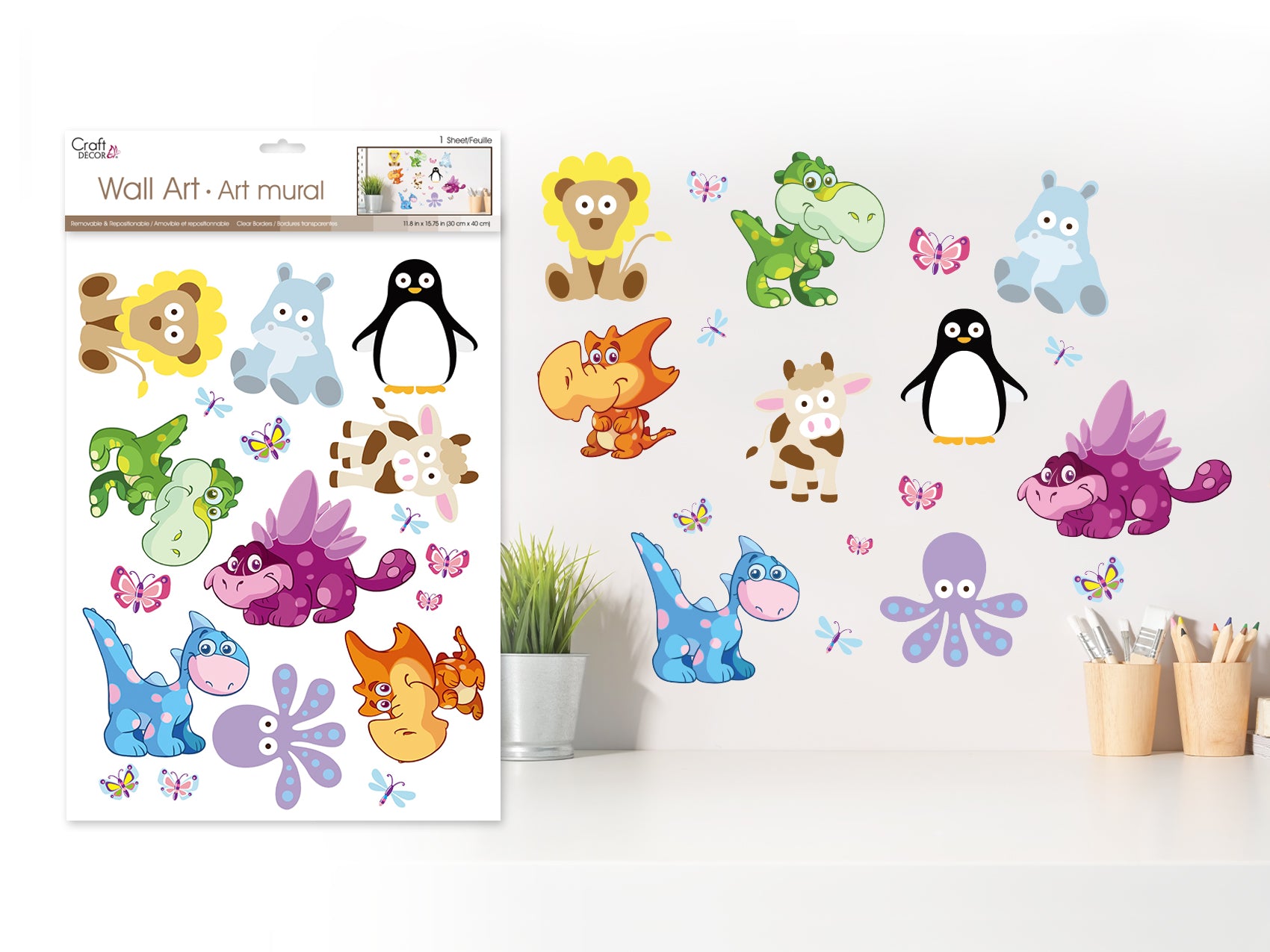 Baby Animals Wall Art Decor