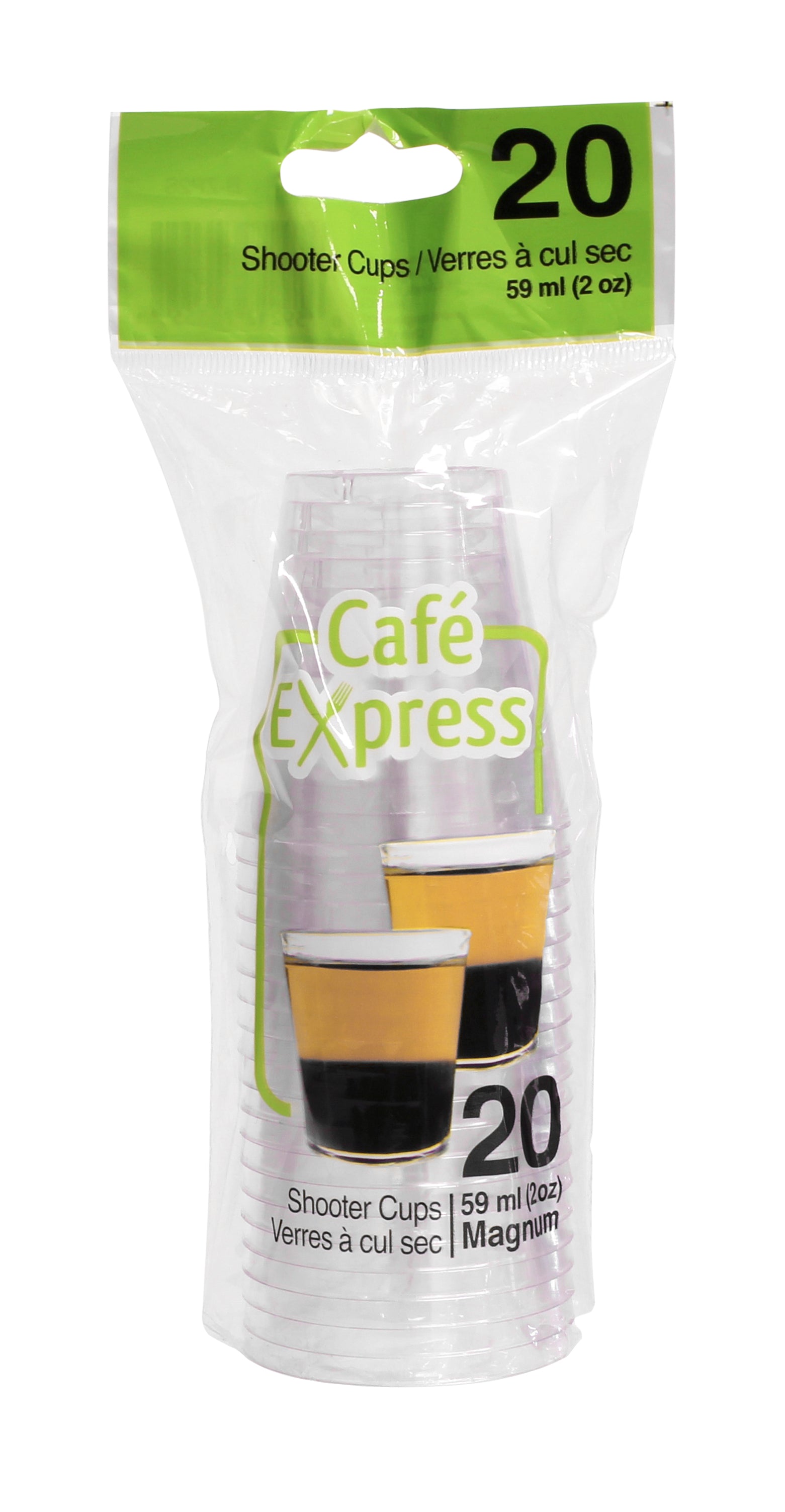 Cafe Express 2Oz Shooter Cups 20/Pk