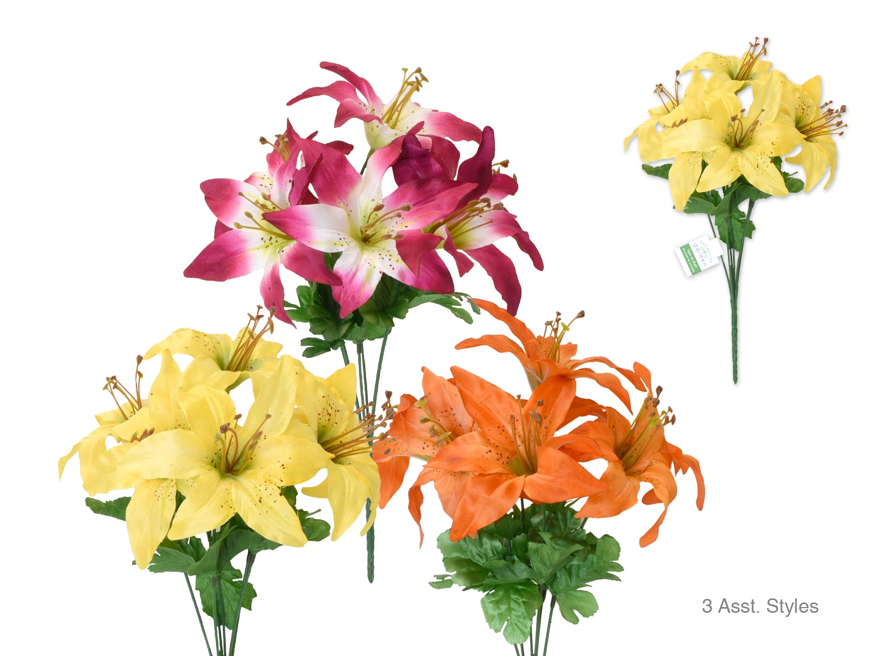 Enchanted Garden Artificial Tiger Lily Bush