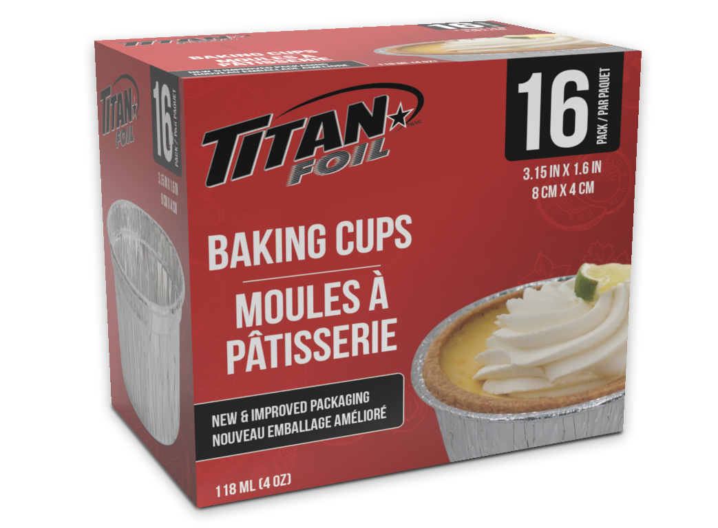 Titan-Foil Baking Cups 16/Pk