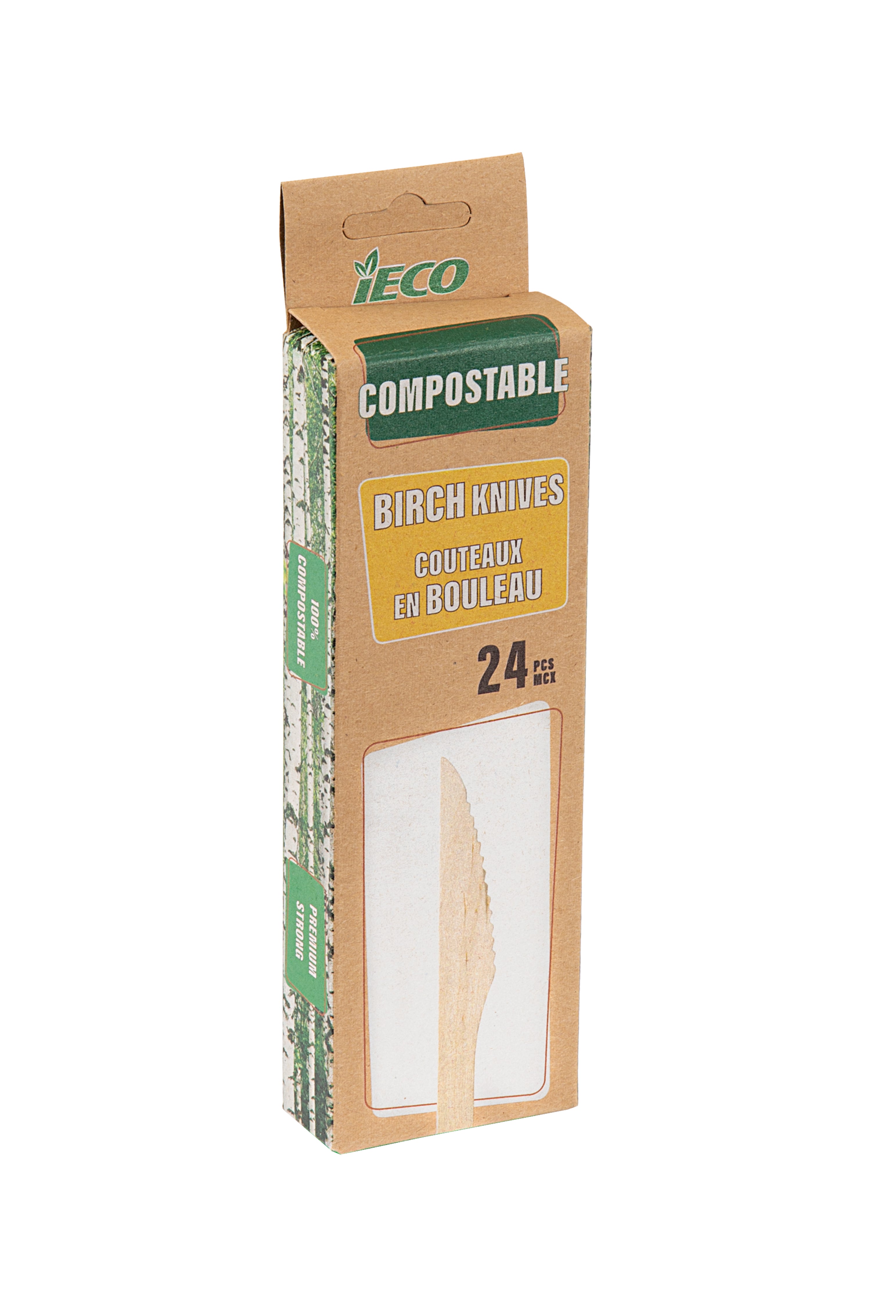 iEco Birch Knives 24/Pk