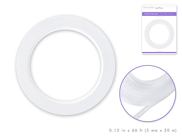 Paper Craft Double-Sided Adhesive Tape, 3mm x 20m, Acid-Free