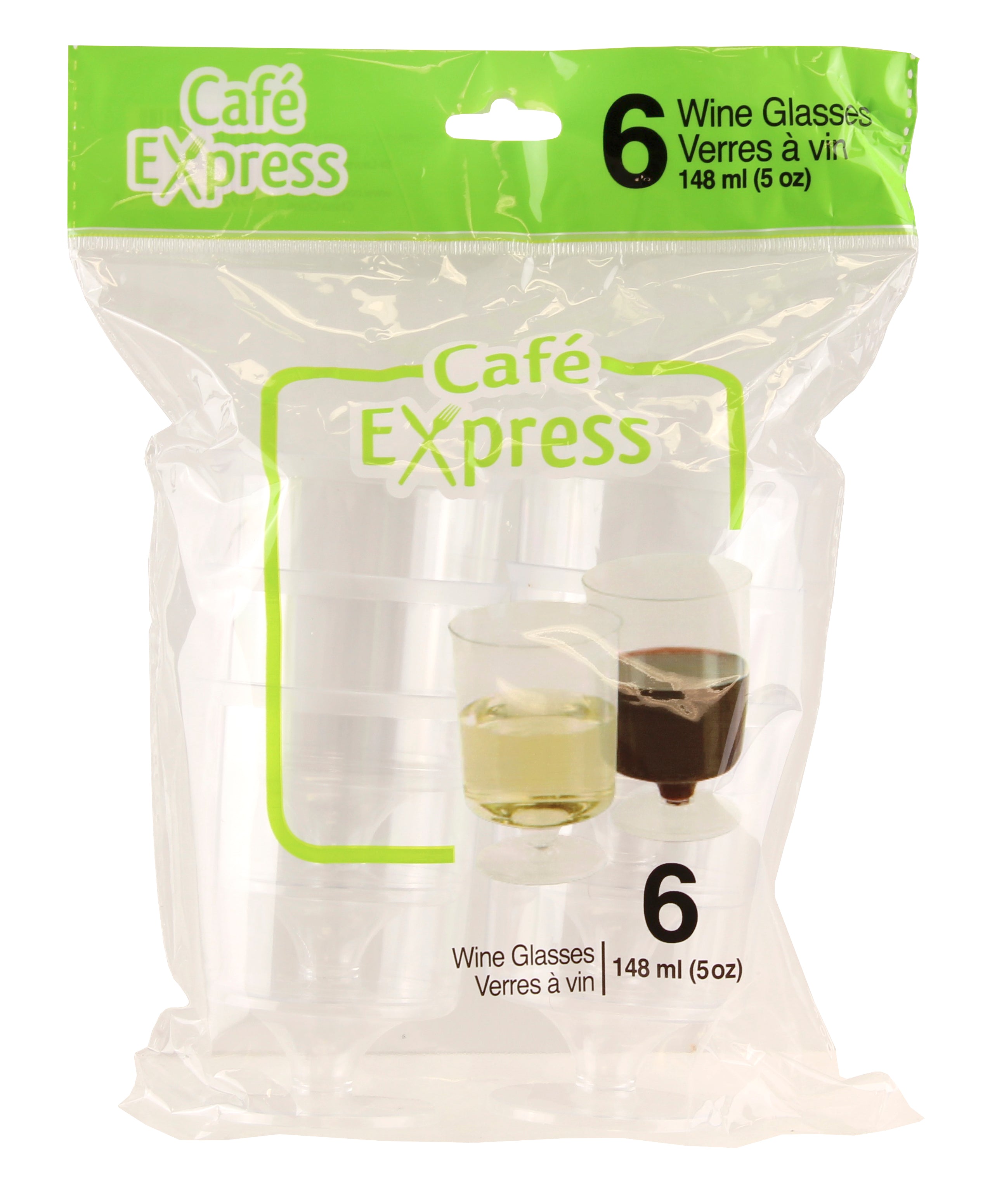 Cafe Express 5Oz Wine Cup 6/Pk