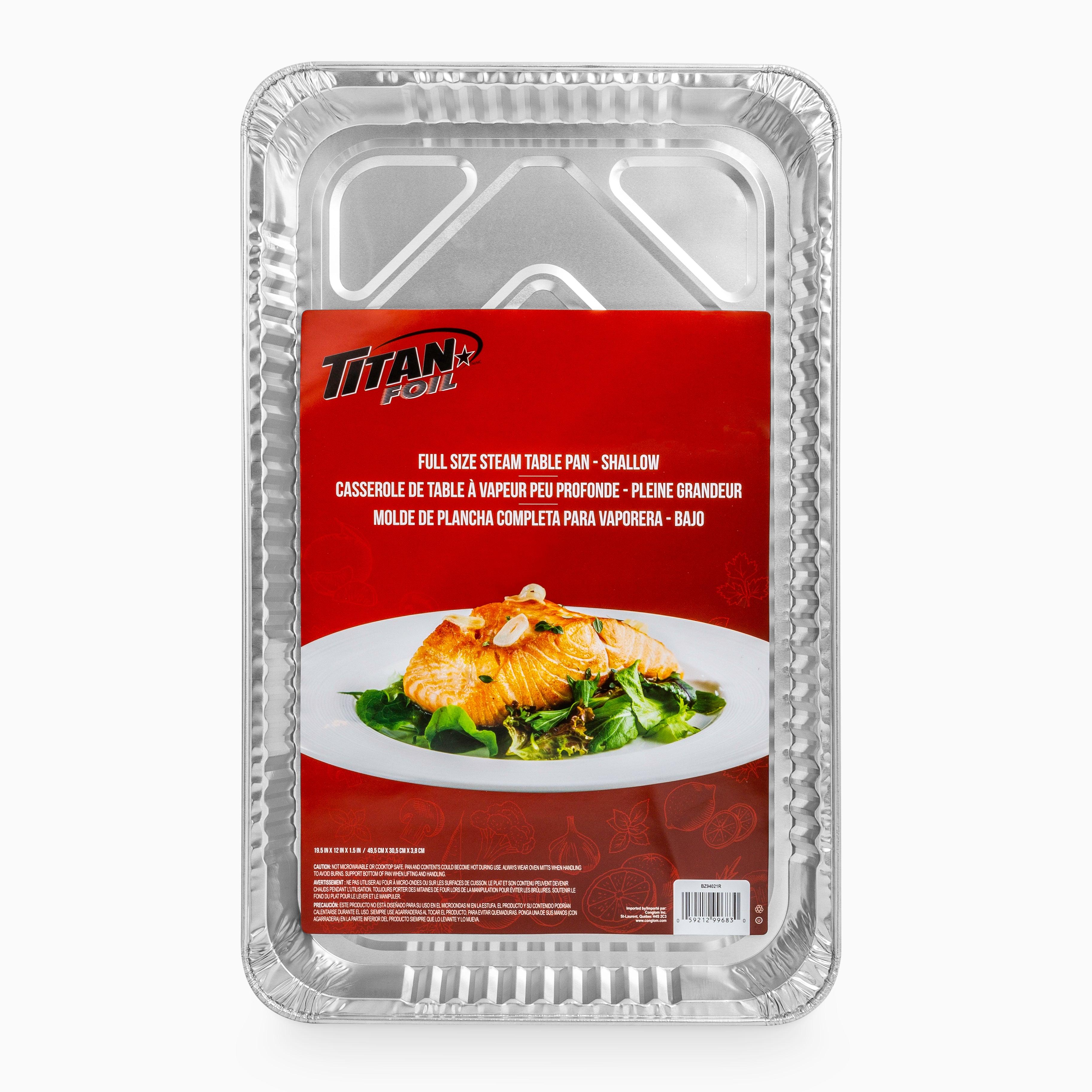 Titan Foil Full Steam Shallow Roaster Pan