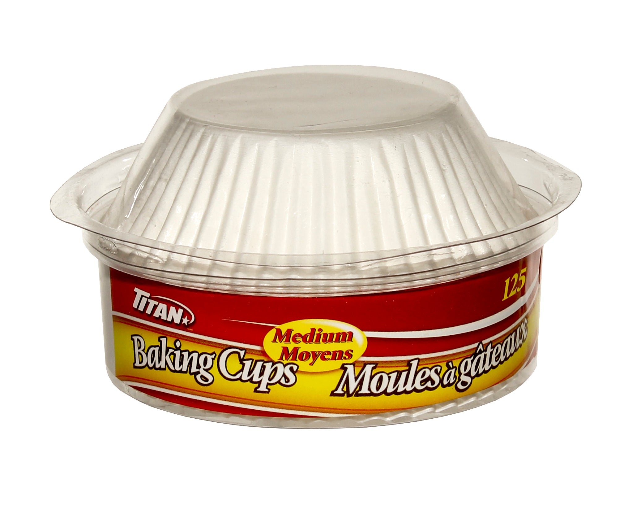 Titan Medium Baking Cups 125/Pk