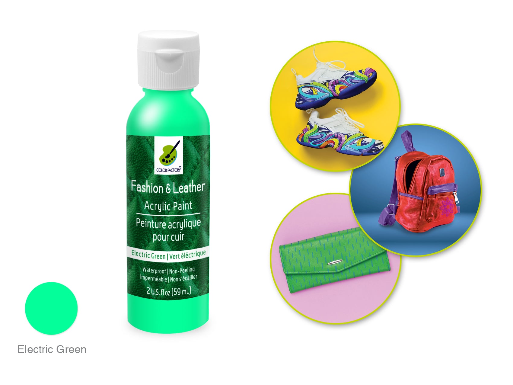Electric Green Acrylic Paint, 2 oz