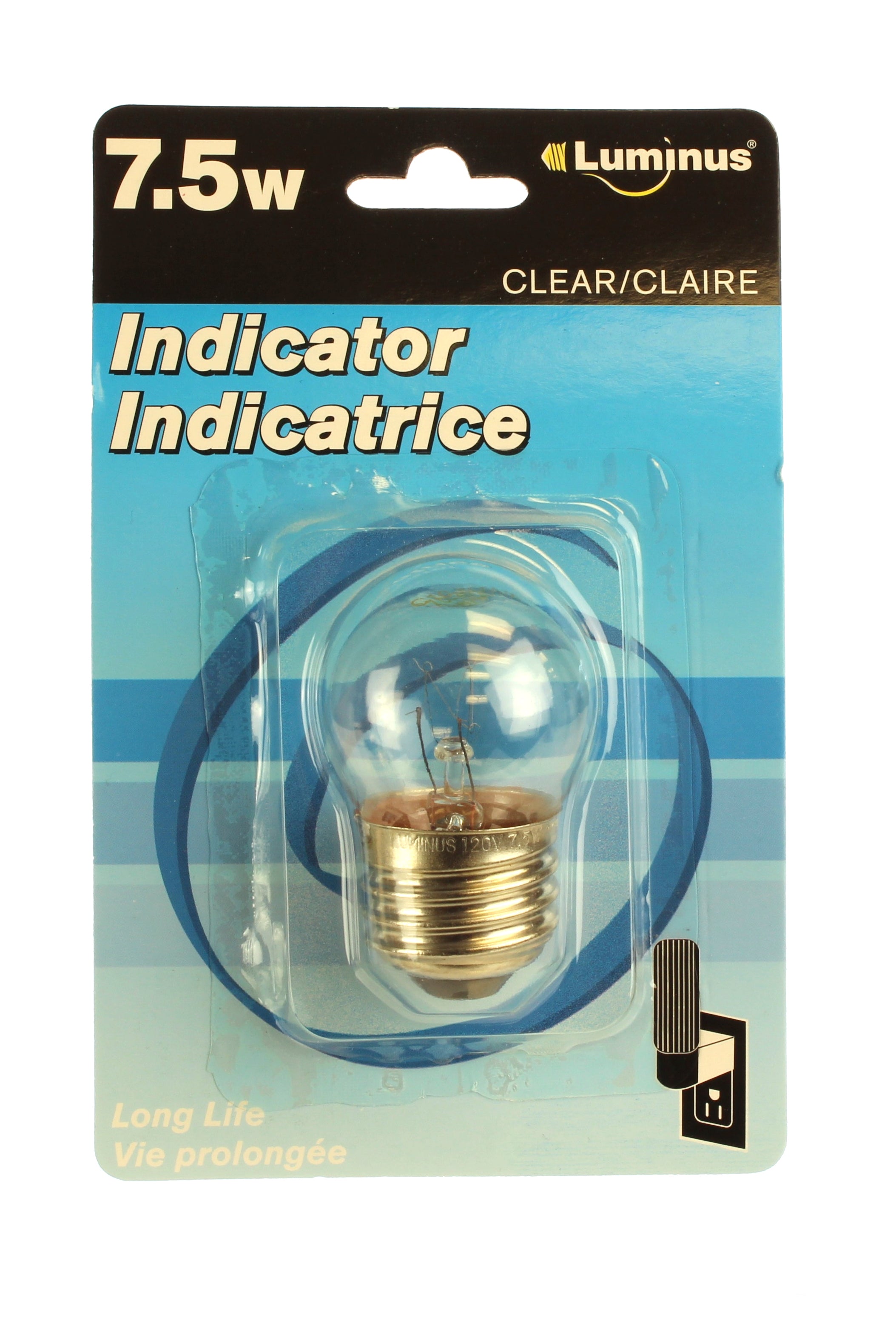 Luminus 7.5W/S11/120V/2000H/Clear Indicator