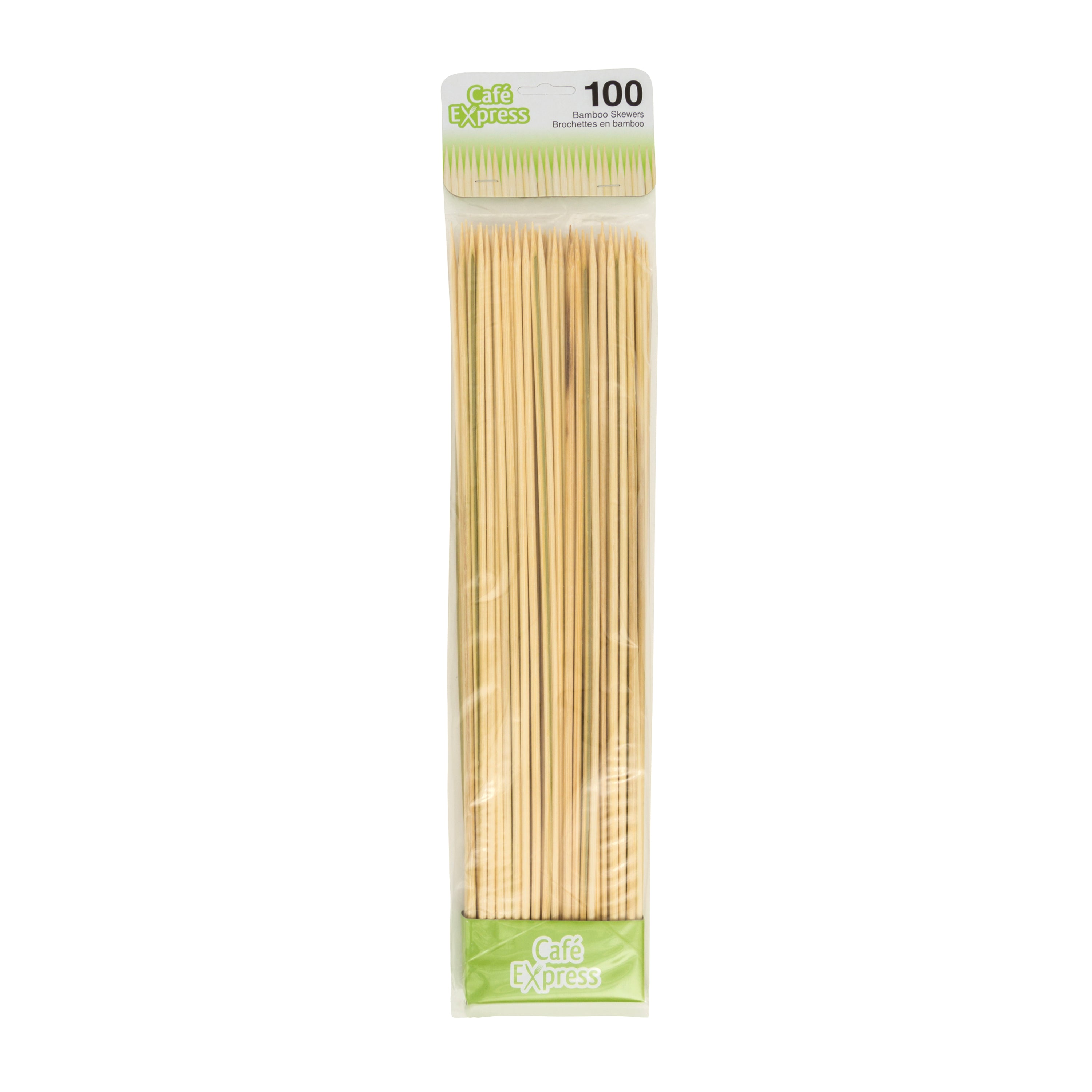 Cafe Express 12" Bamboo Skewers 100/Pack