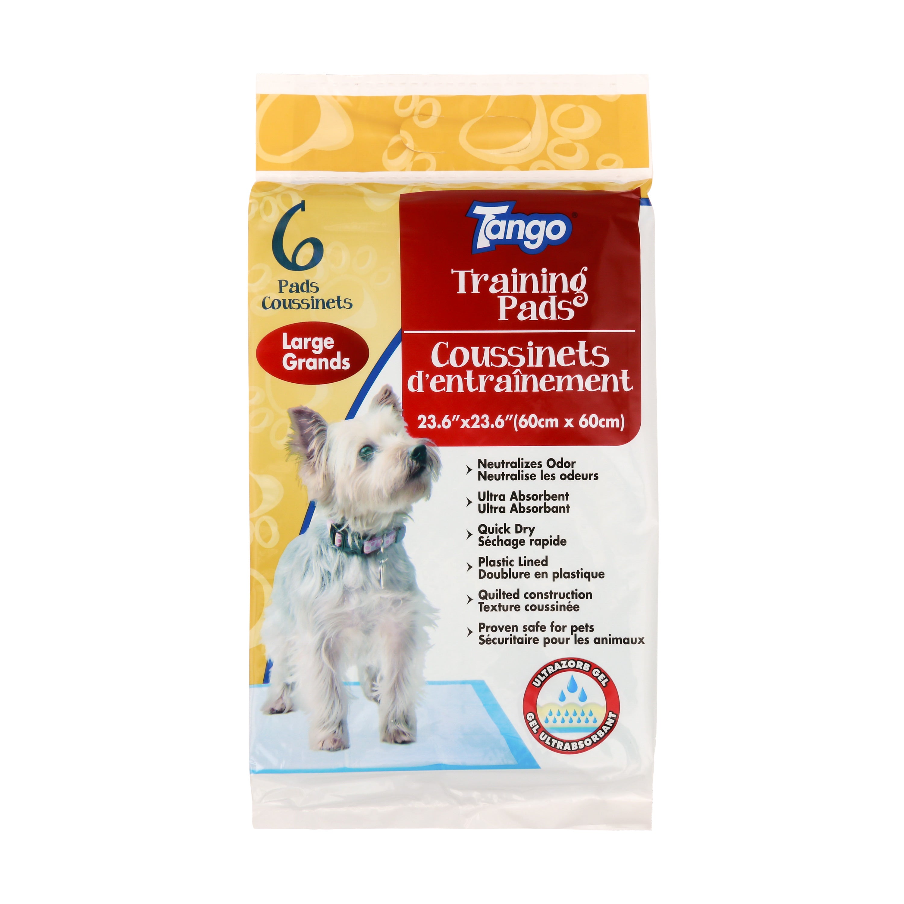 Tango Large Training Pads - 6/Bags