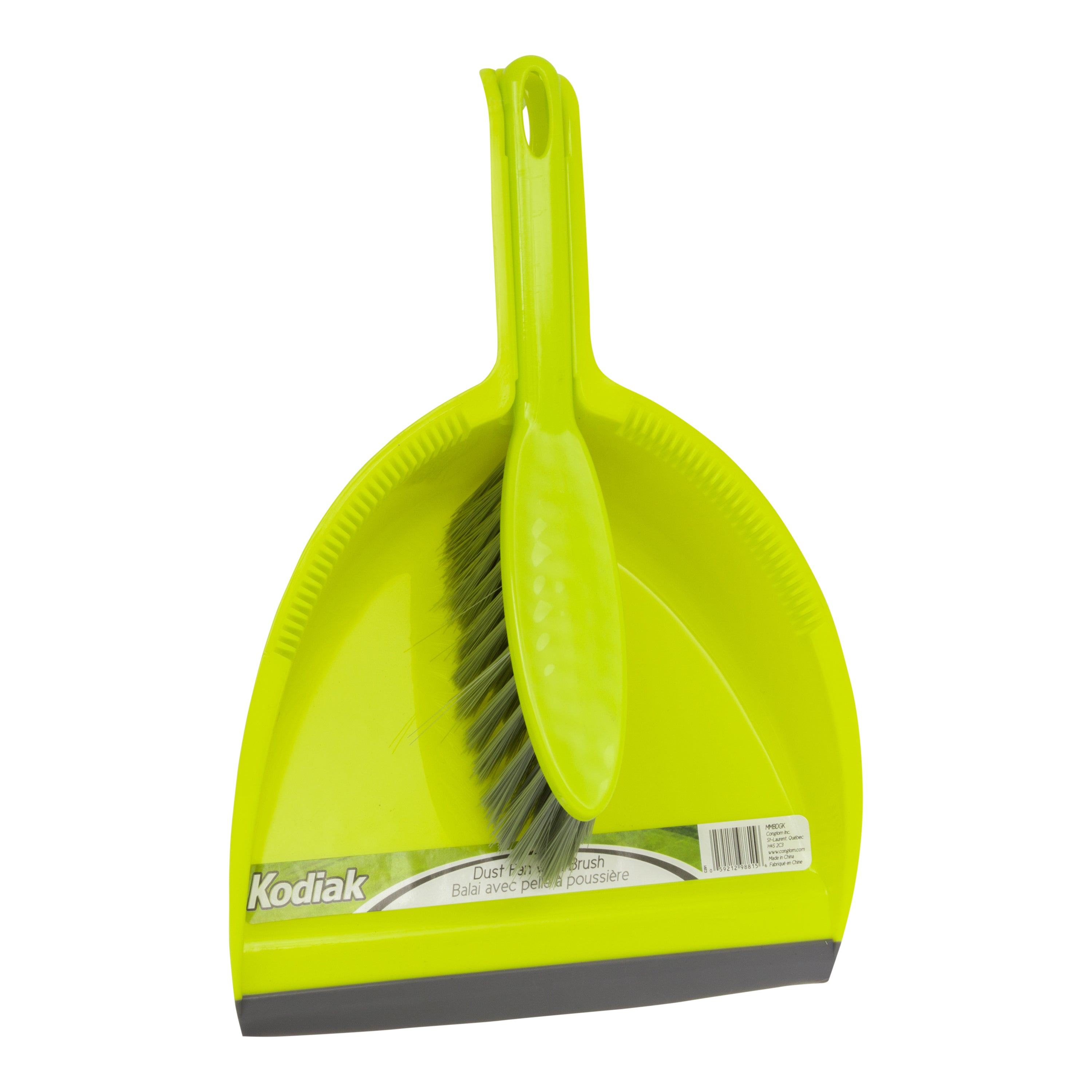 Kodiak Dust Pan With Brush Green