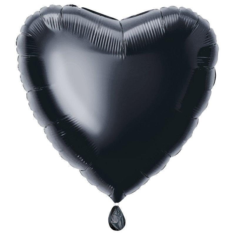 Solid Heart Foil Balloon 18"