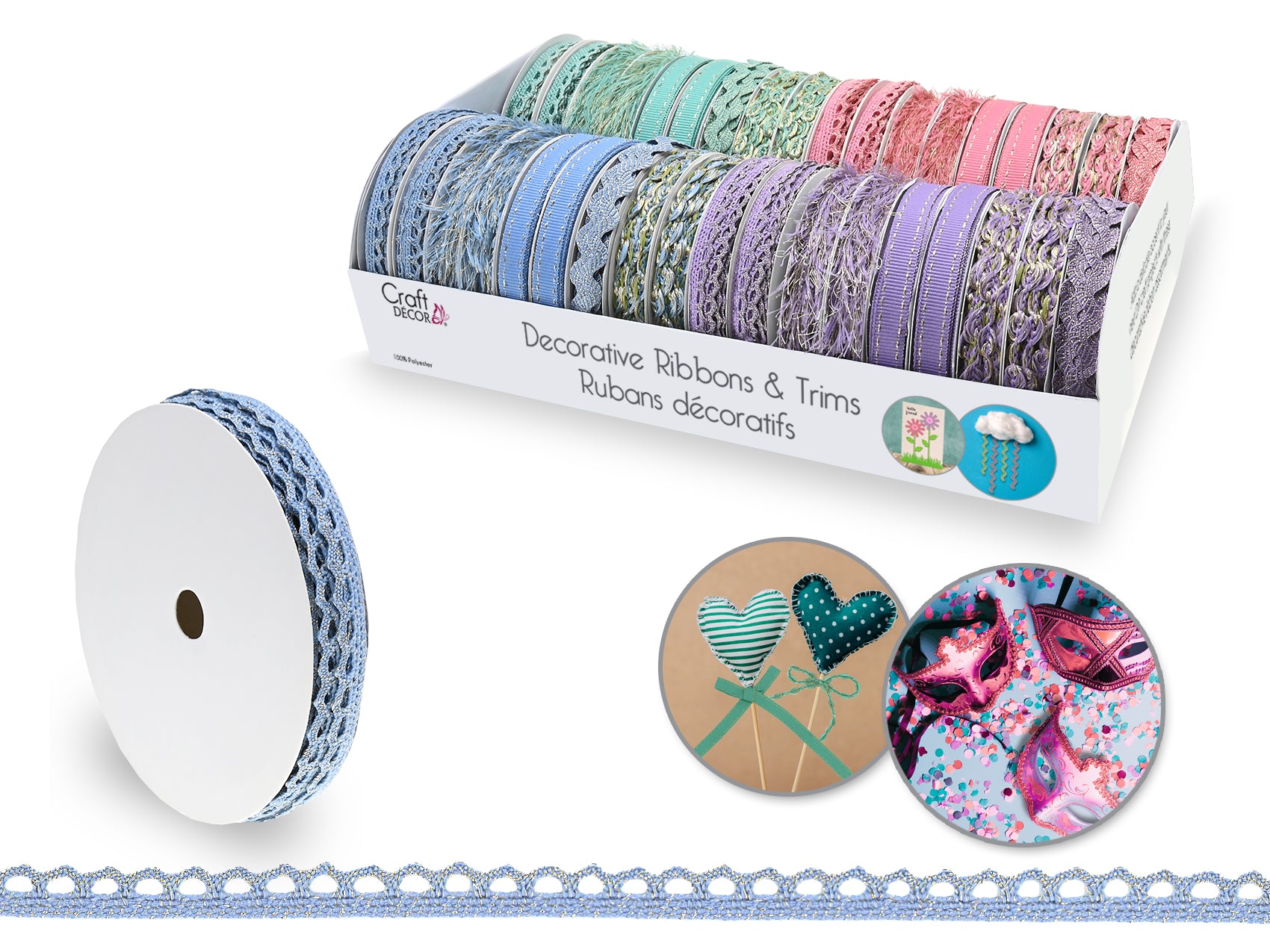 Craft D?cor Ribbons & Trims: Adornments 3yrd Rolls - Moroccan