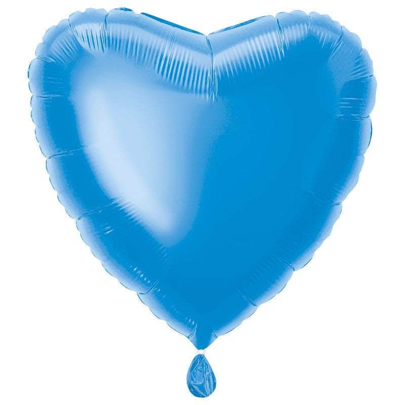 Solid Heart Foil Balloon 18"