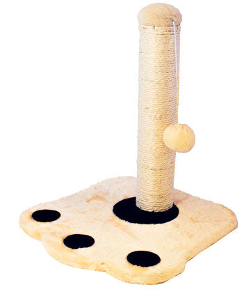 Beige Cat Scratching Post