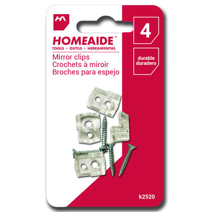 4-Piece Mirror Clips