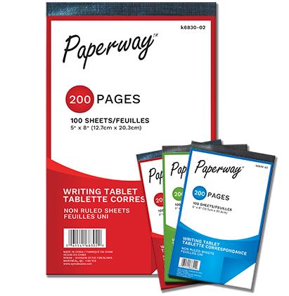 100-Page Blank Writing Tablet