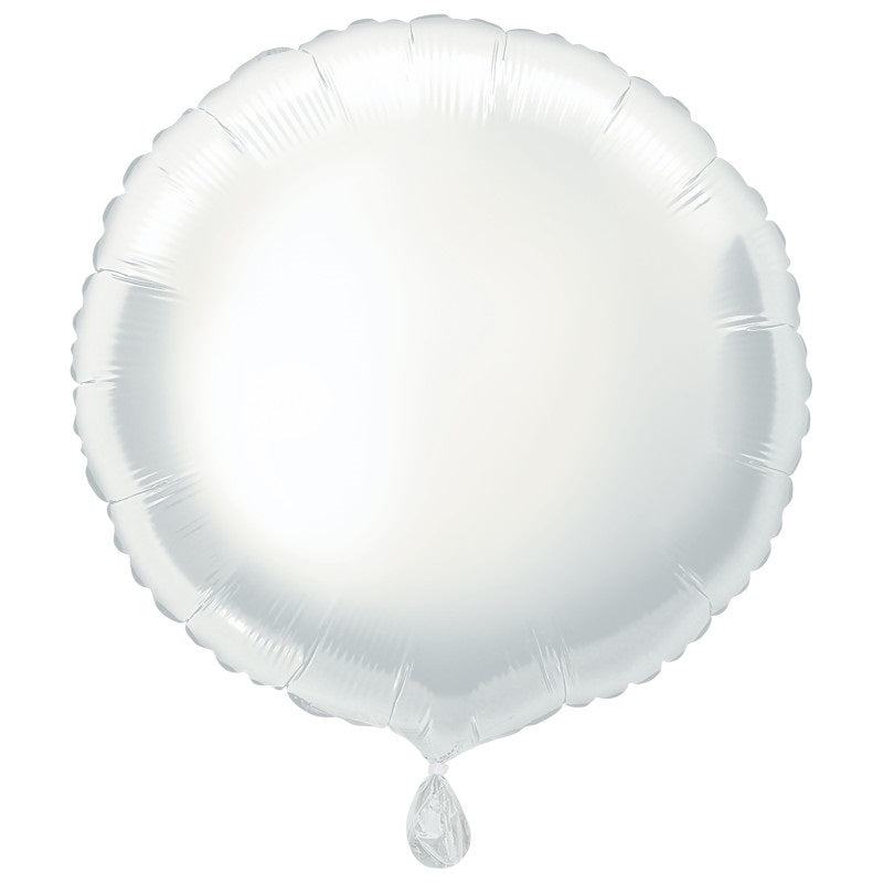 Solid Round Foil Balloon 18"