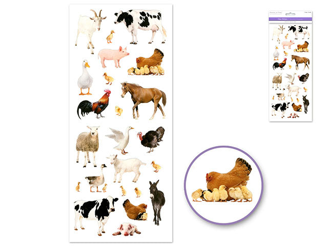 Paper Craft Sticker: 5"x12" Classic Themes 'Clear' Photo Safe