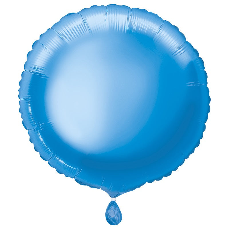 Solid Round Foil Balloon 18"