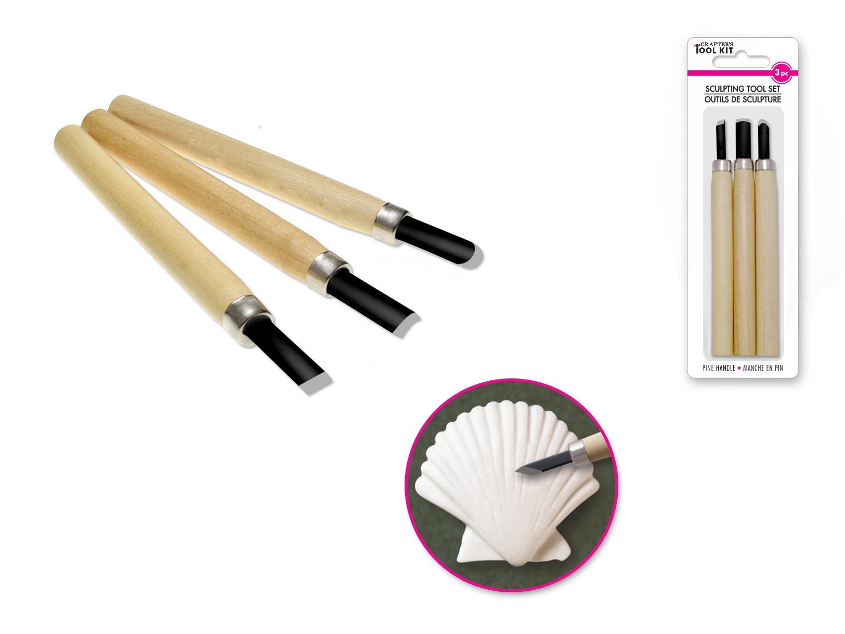 Crafter's Toolkit: Carving/Sculpting/Modelling Tool Set