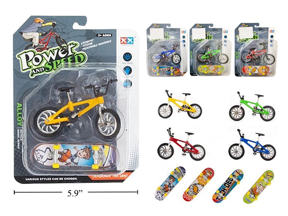 Power&Speed Die Cast BMX & Skate Set