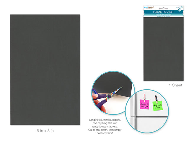 5"x8" Self-Adhesive Magnetic Sheet