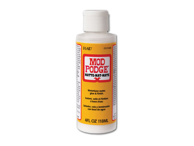 Mod Podge: 4oz Multi-Purpose Glue, Sealer, and Finish in Matte, Non-Toxic