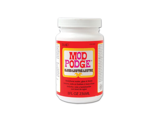 Mod Podge: 8oz Multi-Purpose Non-Toxic Gloss Finish Glue and Sealer