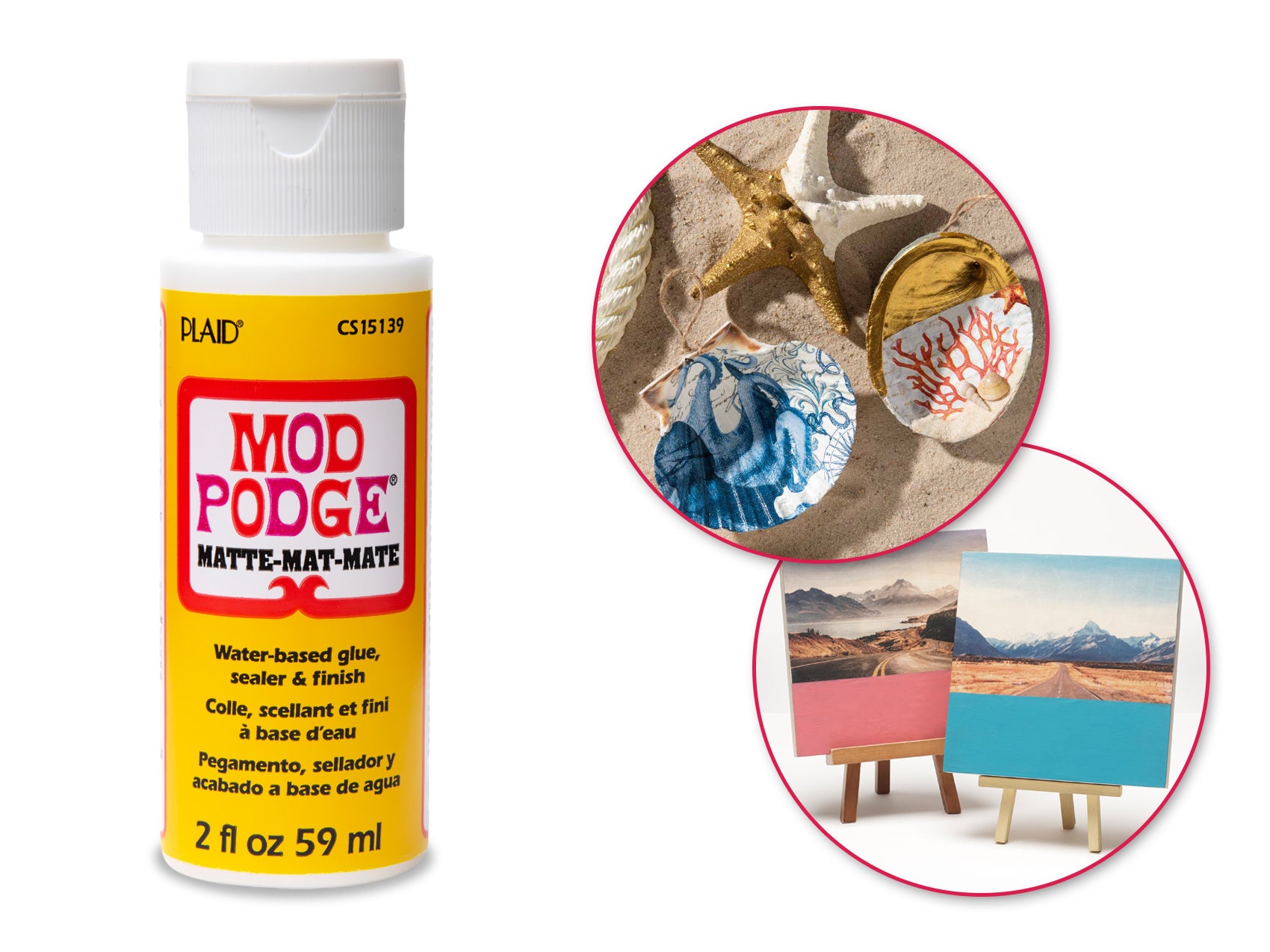 Mod Podge: 2oz All-In-One Non-Toxic Glue, Sealer, and Matte Finish