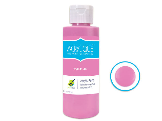 Color Factory's 4oz Acrylic Paint in 080 Tutti Frutti for Crafters