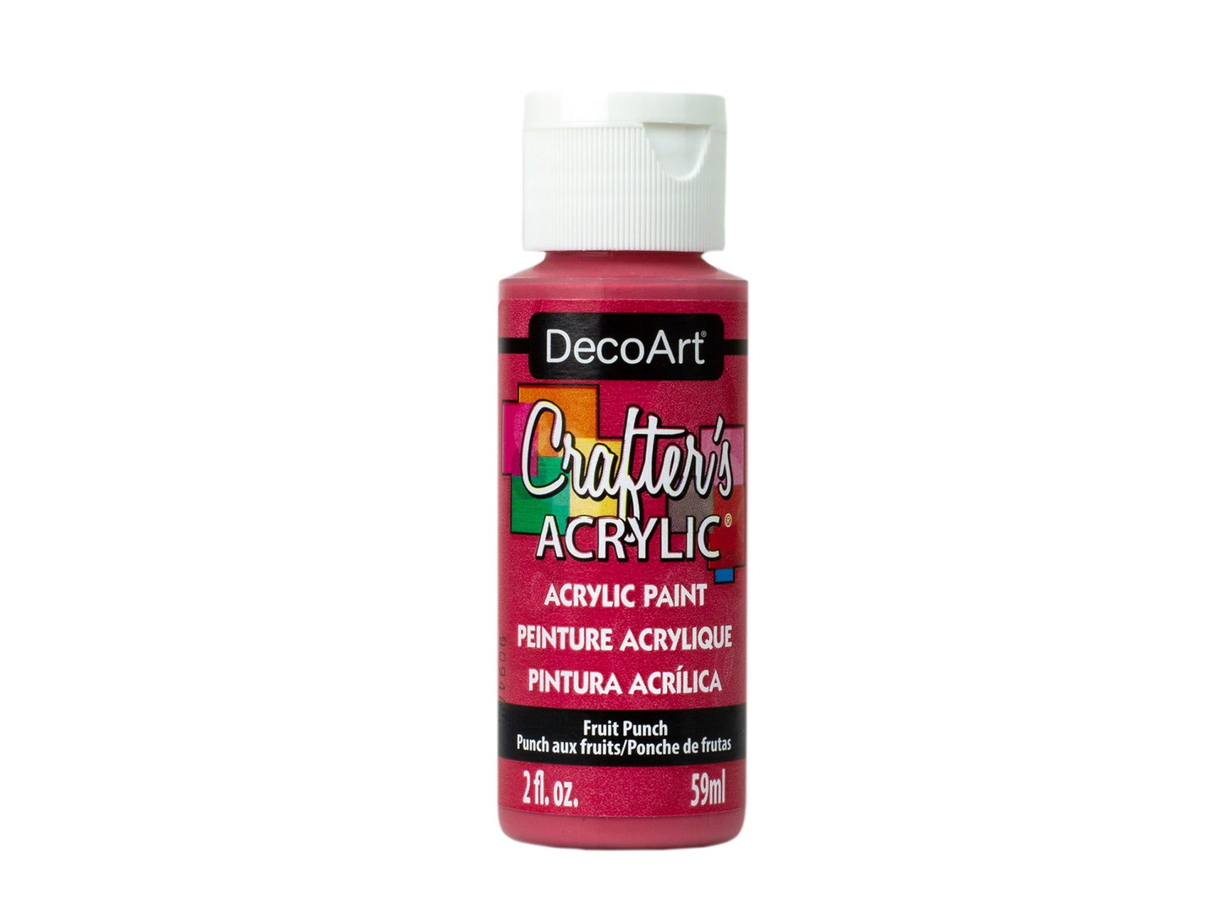 Crafters Acrylic Paint: 2oz Craft & Hobby DCA01-DCA173 A148 in Fruit Punch Color