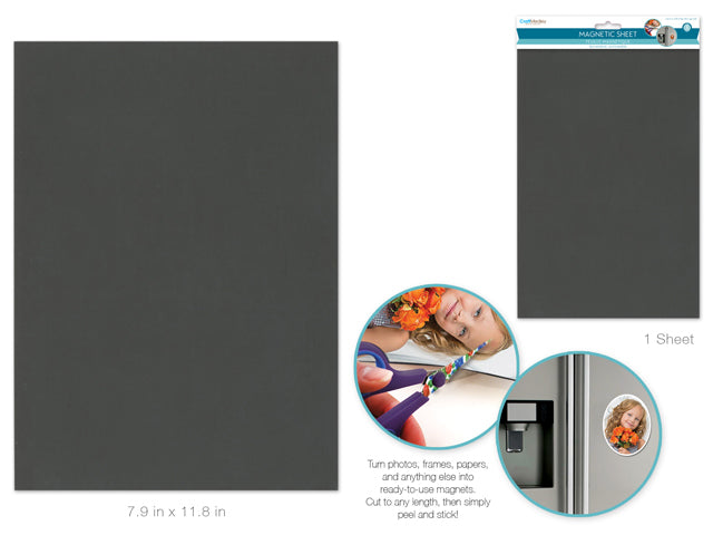 Magnetic Sheet: Self-Adhesive, 7.87"x11.8" (A4) Size
