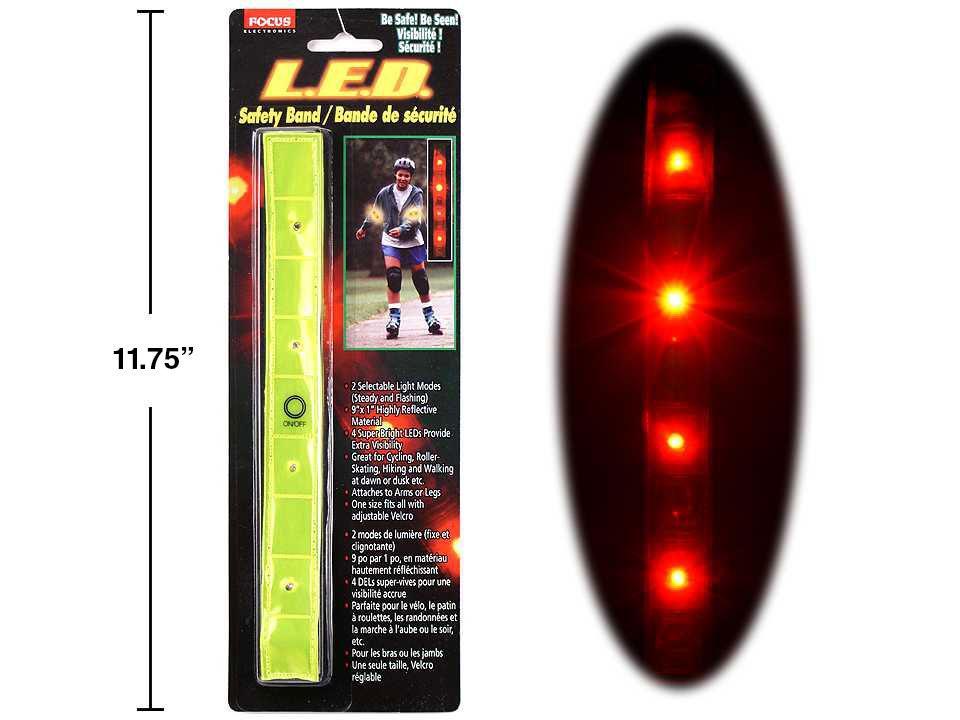 Focus E. Reflective LED Safety Band