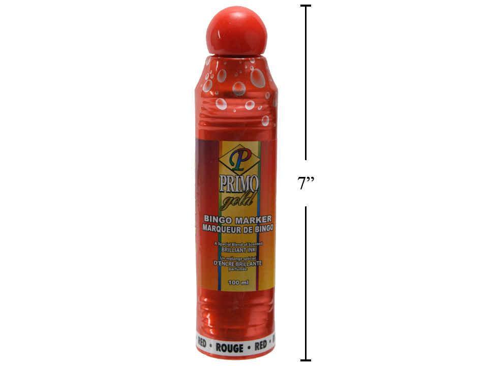 O.WKs. Primo Gold Scented Bingo Dabber in Red, 100ml