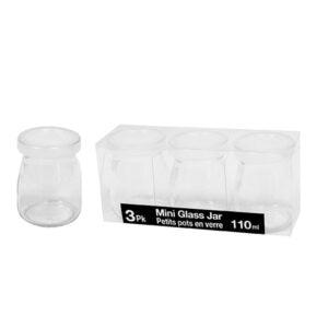 Mini Jar with Lid, Pack of 3