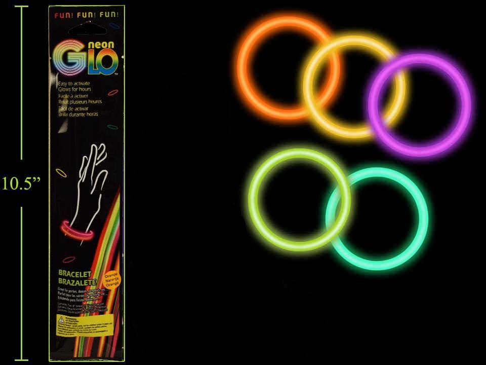 Neon Glo 2-Piece 8" Bracelet