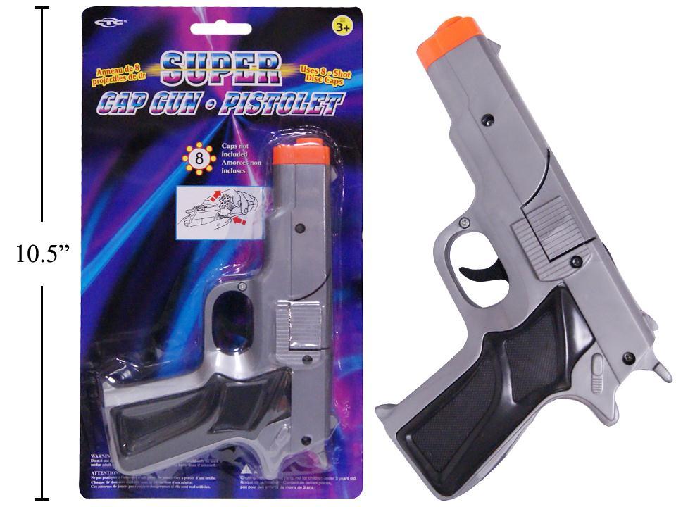 8-Shot Super Cap Gun in Silver