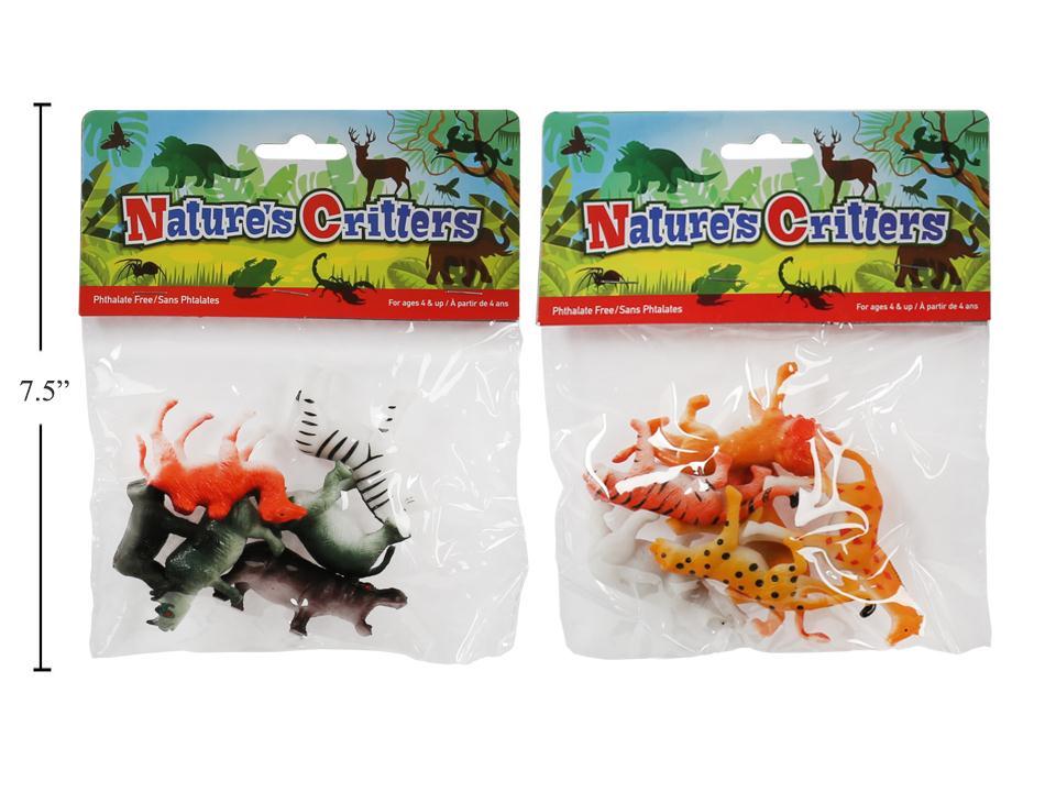 Nature's Critters 6-Piece Wild Animals Set