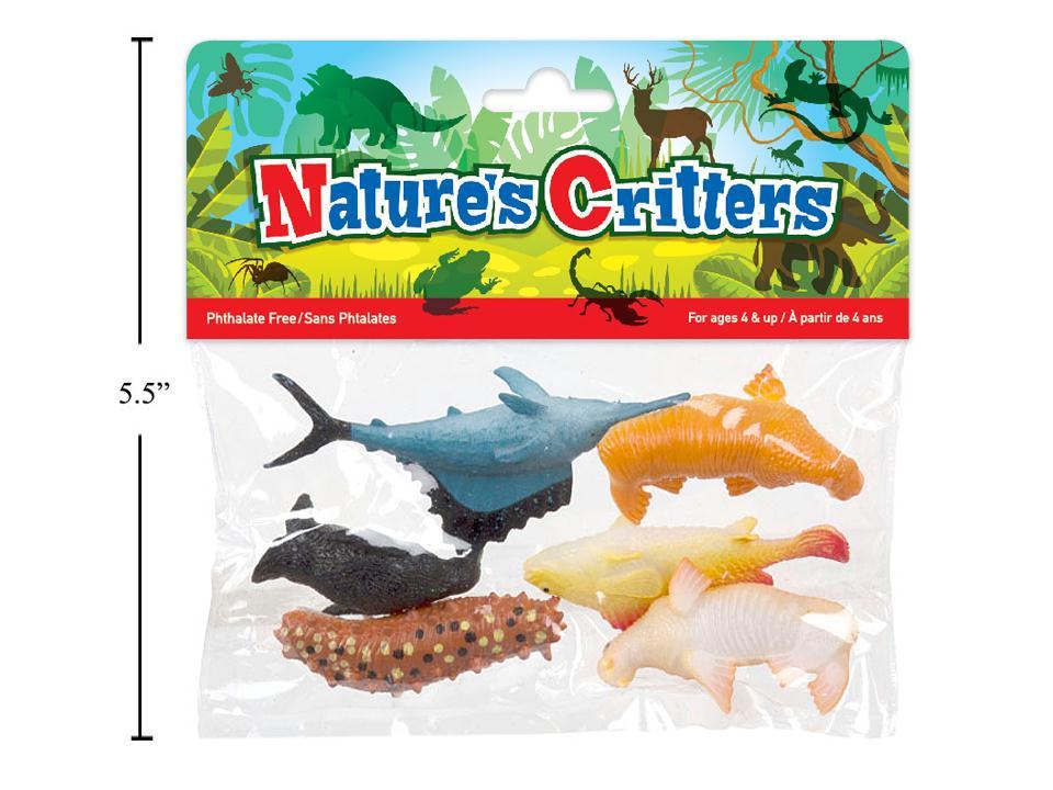 Nature's Critters 6-Piece Underwater World Set