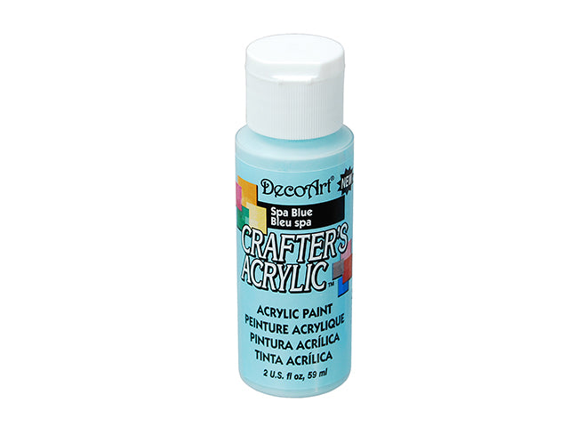 Crafters Acrylic Paint: 2oz, Craft & Hobby, DCA01-DCA173, A114 Spa Blue